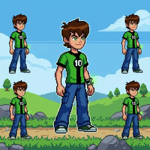 Ben 10 Idle Animated Sprite Download