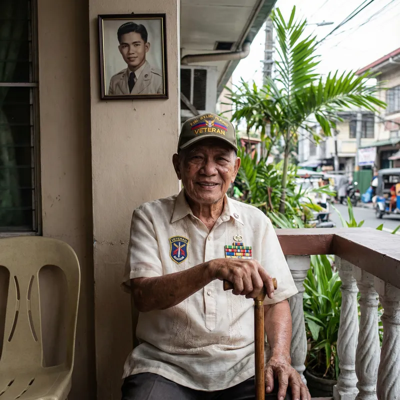 Retired Filipino Service Member Portraits