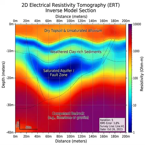 Resistivity Electrical Resistivity Tomography (ERT) Visualization