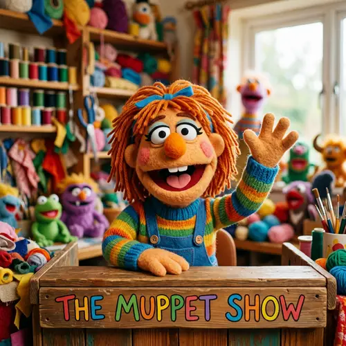 Colorful Muppet-Style Puppet Characters