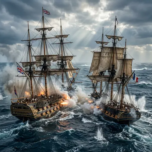 Epic Cannon Battle on the High Seas