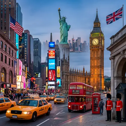 American & British Culture Fusion: A Visual Journey