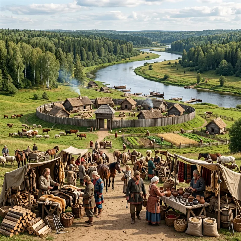 Ancient Rus: Historic 10th Century Landscape