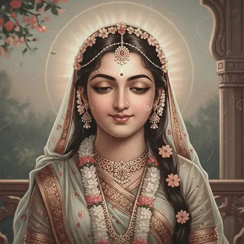 Vintage Radha Rani Pictures | Beautiful Artwork