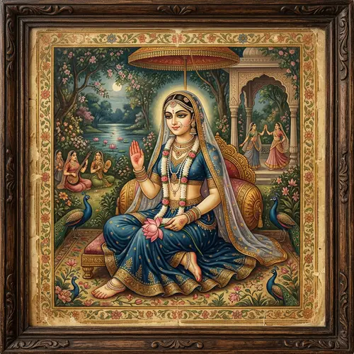 Vintage Radha Rani Pictures | Beautiful Artwork