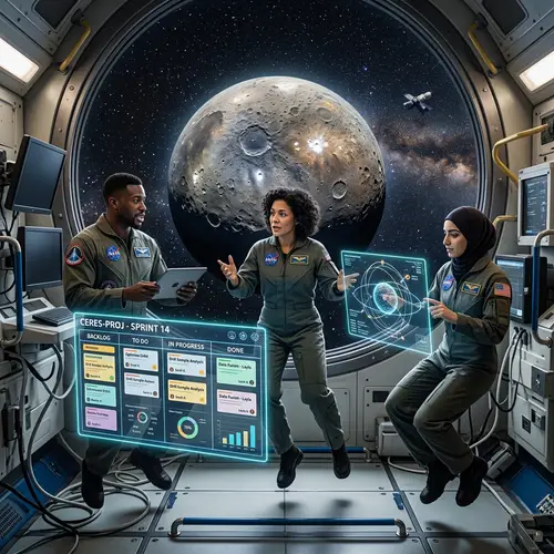 Vivid Image of Dwarf Planet Ceres in Outer Space | Interstellar Project Team