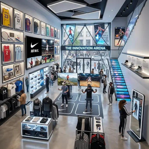 3D Sporting Goods Store with Virtual Reality Experience