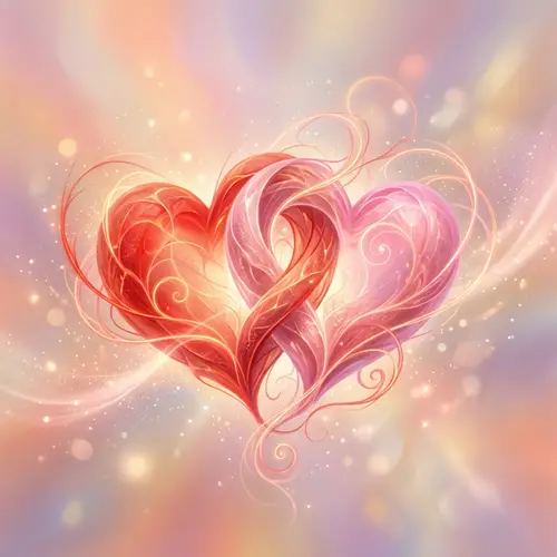 Entwined Hearts: Symbol of Unity and Affection