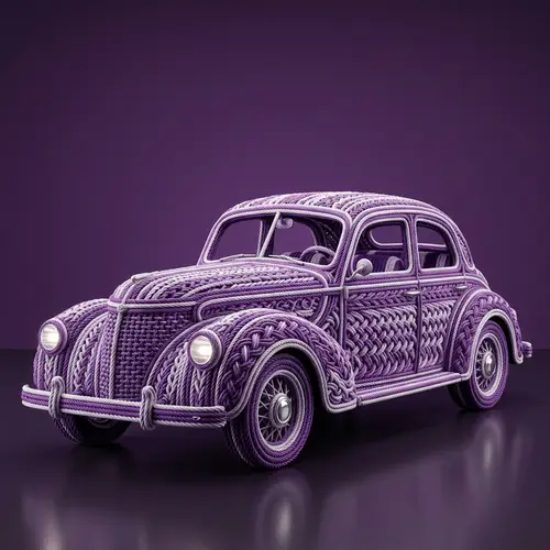 1940s Inspired Modern Car Design in Ropes