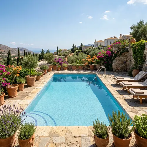 Mediterranean-Inspired 6x4.5m Swimming Pool Design