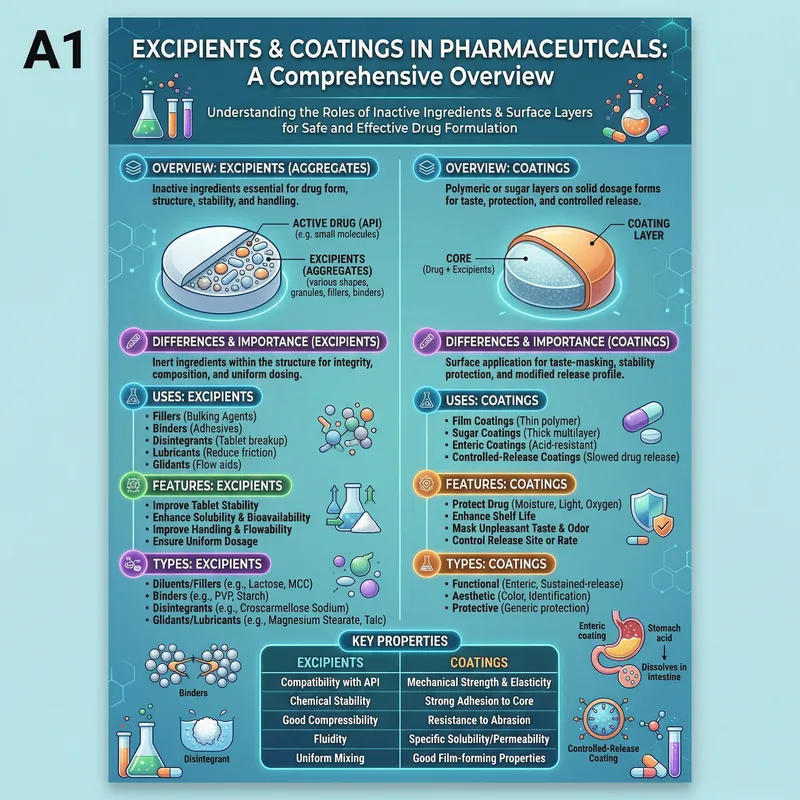 Understanding Excipients and Coatings in Pharmaceuticals Understanding Excipients and Coatings in Pharmaceuticals