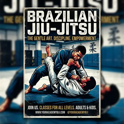 Jiu Jitsu Poster - Art for Martial Arts Lovers