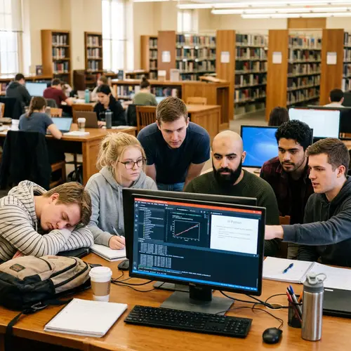 Diverse Group of Students Engaged in Learning