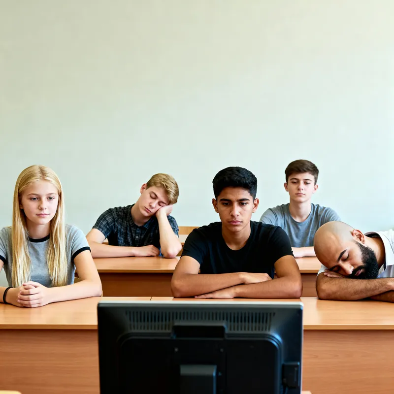 Diverse Group of Students Engaged in Learning