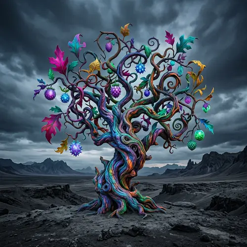 Crazy Tree: A Surreal Natural Wonder