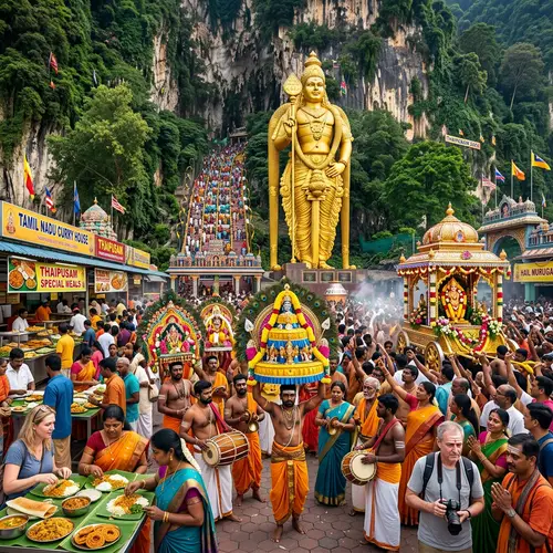 Batu Caves Thaipusam Festival: Divine Murugan Statue & Vibrant Celebrations