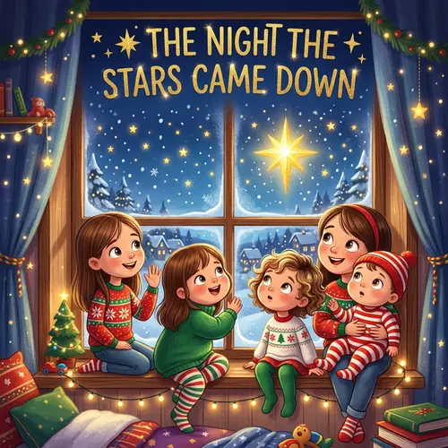 Four Siblings Celebrate Christmas Magic