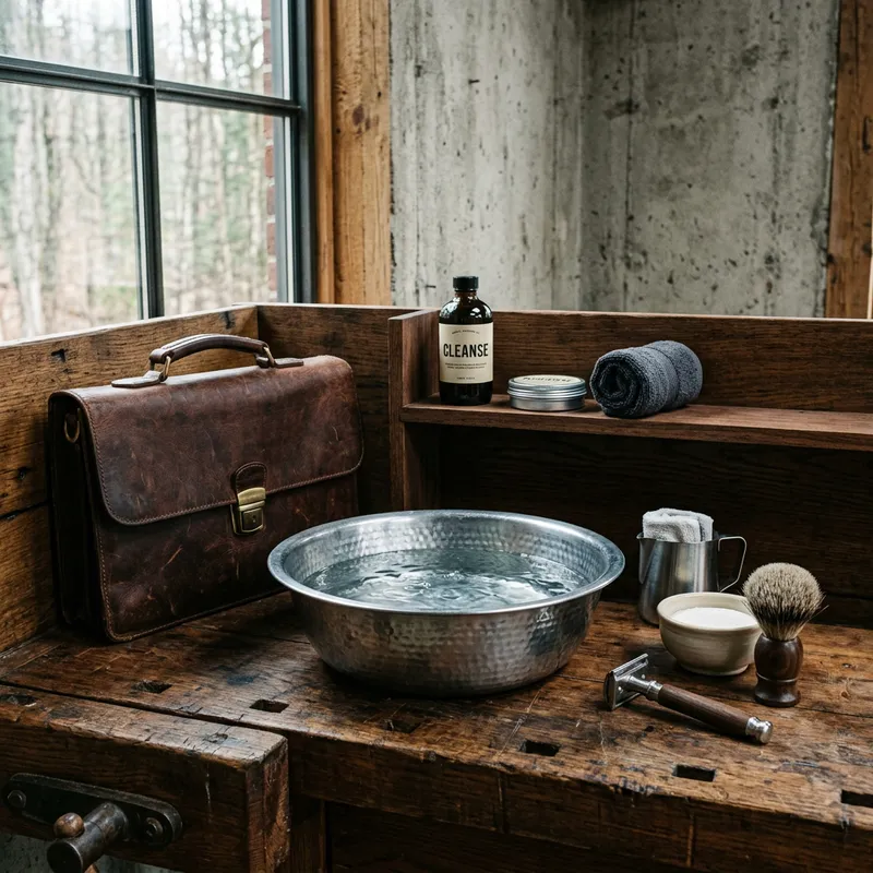 Masculine Cleanse with Earthy Colors