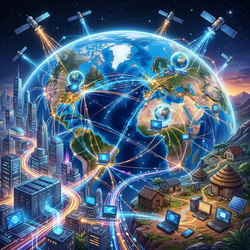 Interconnected World of Computers: Global Network Visualization