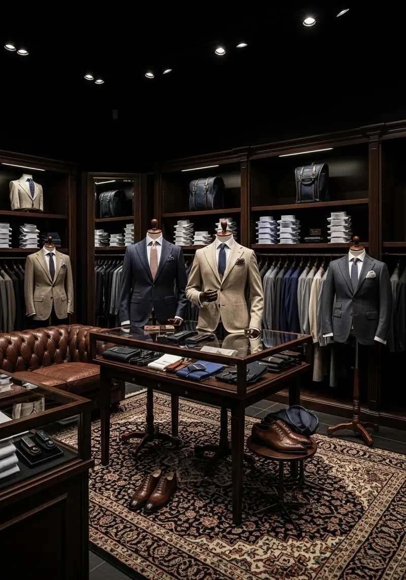 Classic Men's Clothing Shop - Timeless Styles