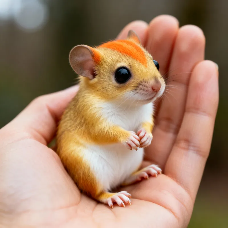 Adorable Baby Animal in Hands - Wildlife Photography