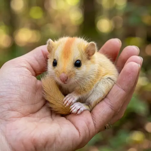 Adorable Baby Animal in Hands - Wildlife Photography