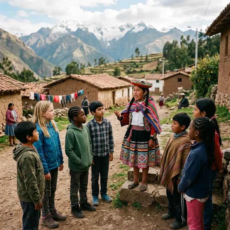 Andean Girl Inspires Youth Against Discrimination