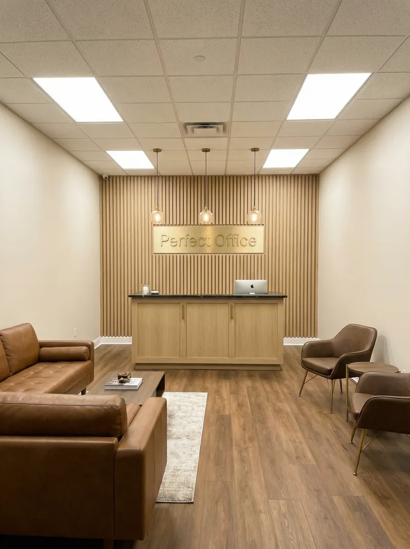 Luxury Office Reception Design | Perfect Office