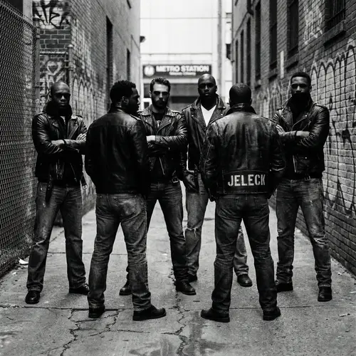 Jeleck: Diverse Men in Sleek Leather Jackets | Streetstyle Fashion