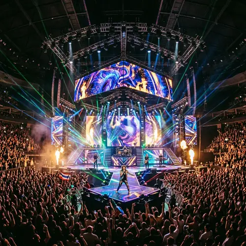 Creative Concert Stage Design for Arenas