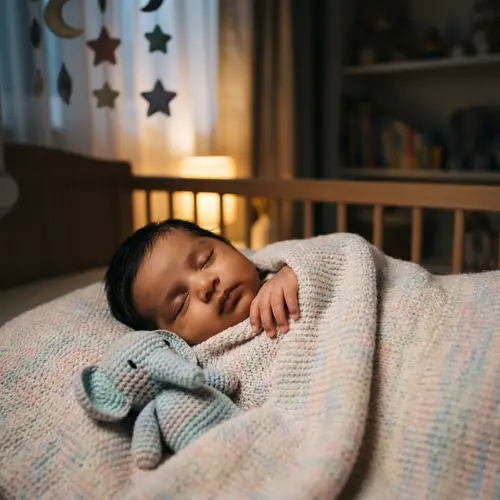 Serene Sleeping South Asian Infant | Peaceful Slumber