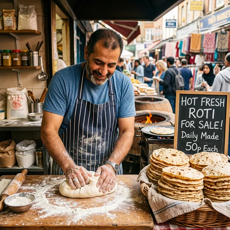 Roti Maker Sales Person | Authentic Hot Roti For Sale