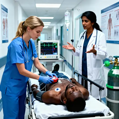 Urgent Medical Emergency Response Scene