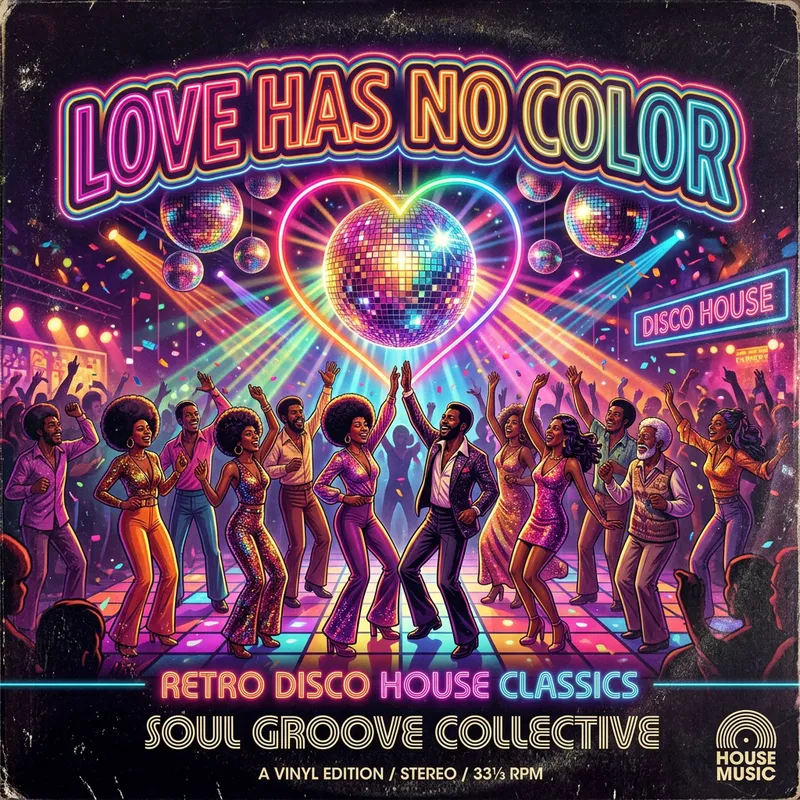Love Has No Color - Retro Disco House Music Album