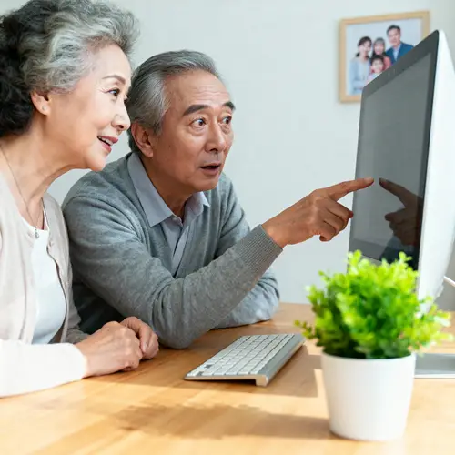 Grandma Teaches Grandpa Video Game Skills
