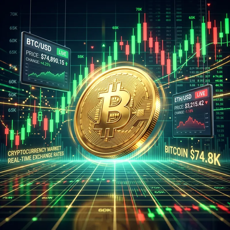 Bitcoin Stock Market Graph: Shiny Gold Coin with B Symbol Bitcoin Stock Market Graph: Shiny Gold Coin with B Symbol