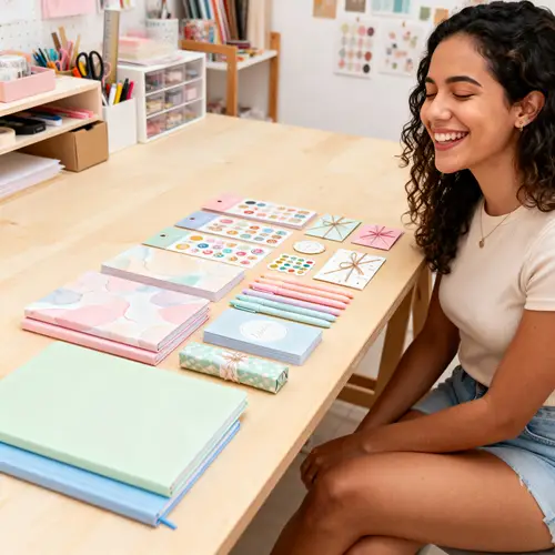 Inspiring Latina Entrepreneur in Her Creative Workspace