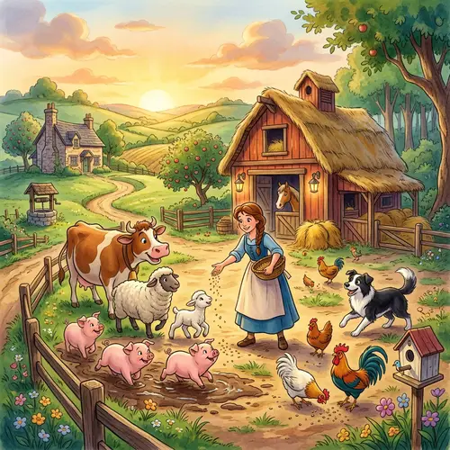 Charming Disney Farm Animation for Family Fun