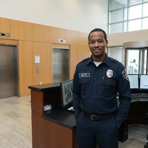 Create an Image of a Security Guard