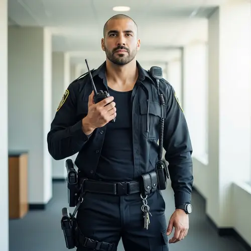 Create an Image of a Security Guard