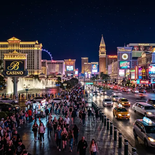 Vibrant Nightlife on the Las Vegas Strip