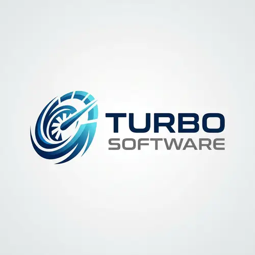Turbo Software Logo Design | Modern & Sleek Speed Theme