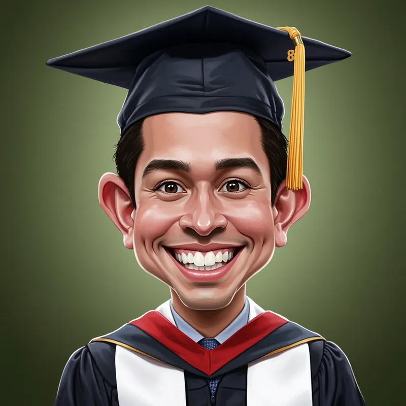 Custom Graduation Caricatures from Your Photo