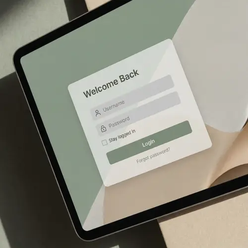Modern Login User Interface Design | User-friendly Features
