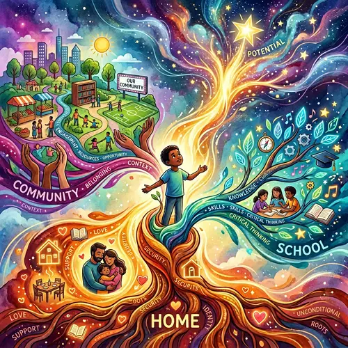 Artistic Expression of Home, School & Community Influence