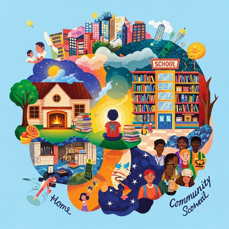 Artistic Expression of Home, School & Community Influence