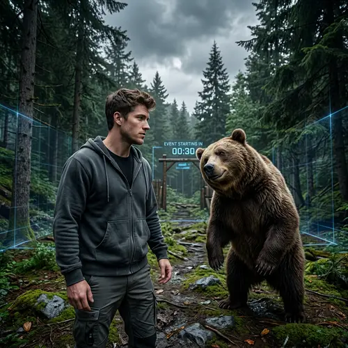 Virtual Reality Contest: Vegetta777 vs Grizzly Bear!