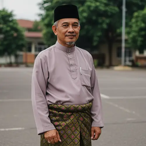 Traditional Malaysian Men's Attire for Heritage Pride