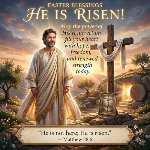 He Is Risen: Embrace Hope and Renewal
