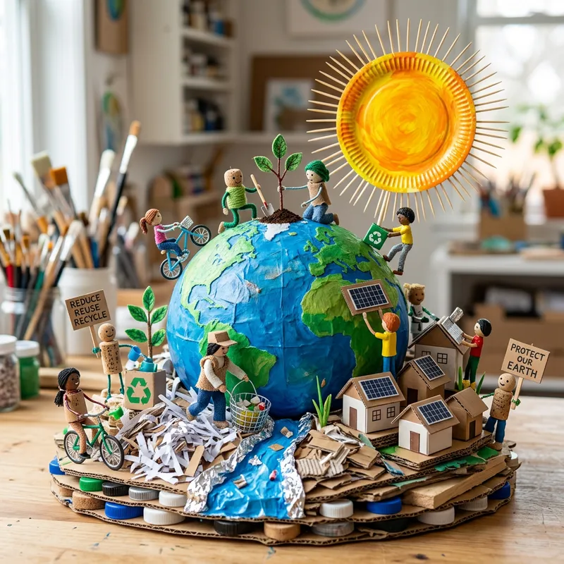 Innovative Recycled Art for Combating Global Warming Innovative Recycled Art for Combating Global Warming